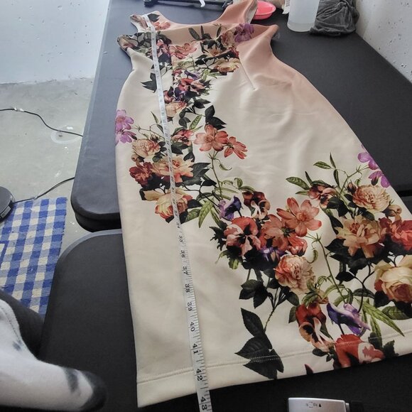 Worthington Womens Floral Sheath Sleeveless Midi Dress Size 8 Whimsical Boho - Picture 10 of 10